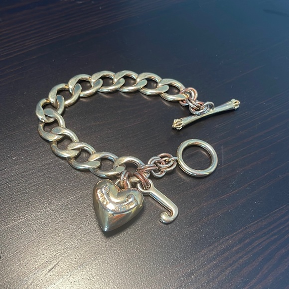 JUICY COUTURE Gold plated Charm Bracelet - Picture 1 of 5